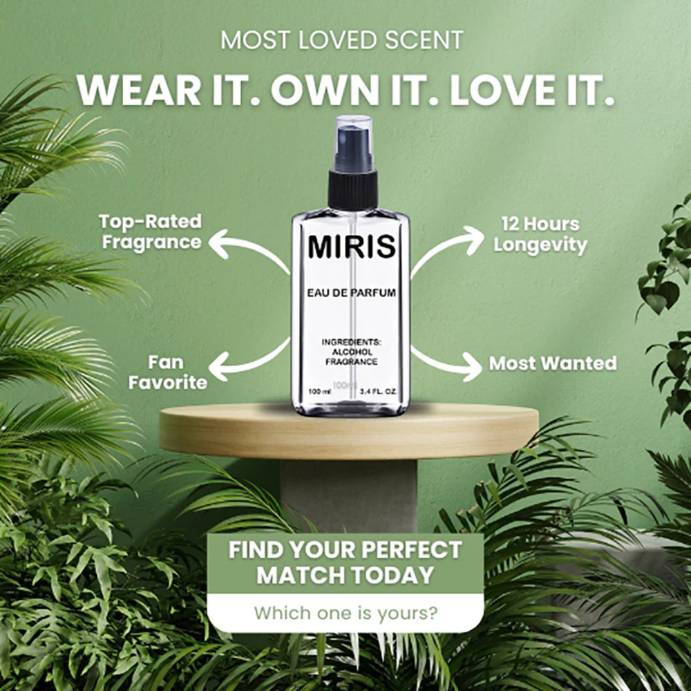 MIRIS No. 19771 Lavender Breeze, Long-Lasting Unisex Eau de Parfum for Women & Men, Spray 3.4 Fl Oz / 100 ml - Image 6
