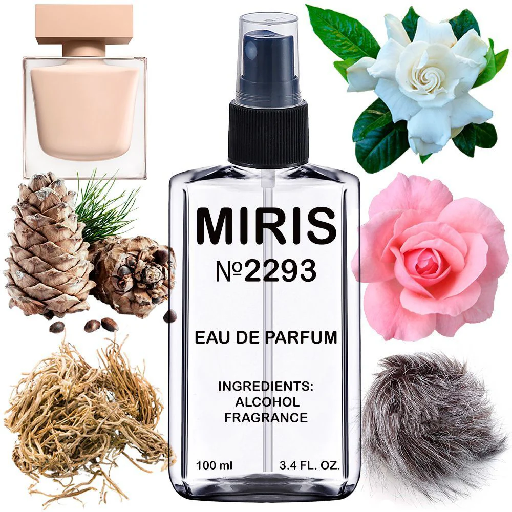 MIRIS No. 2293, Inspired by Narciso, Long-Lasting Eau de Parfum for Women, Spray 3.4 Fl Oz / 100 ml