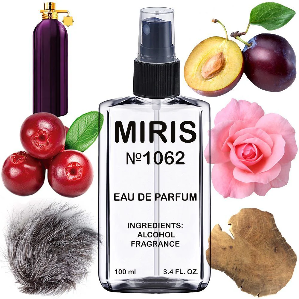 MIRIS No. 1062, Inspired by Dark Purple, Long-Lasting Eau de Parfum for Women, Spray 3.4 Fl Oz / 100 ml