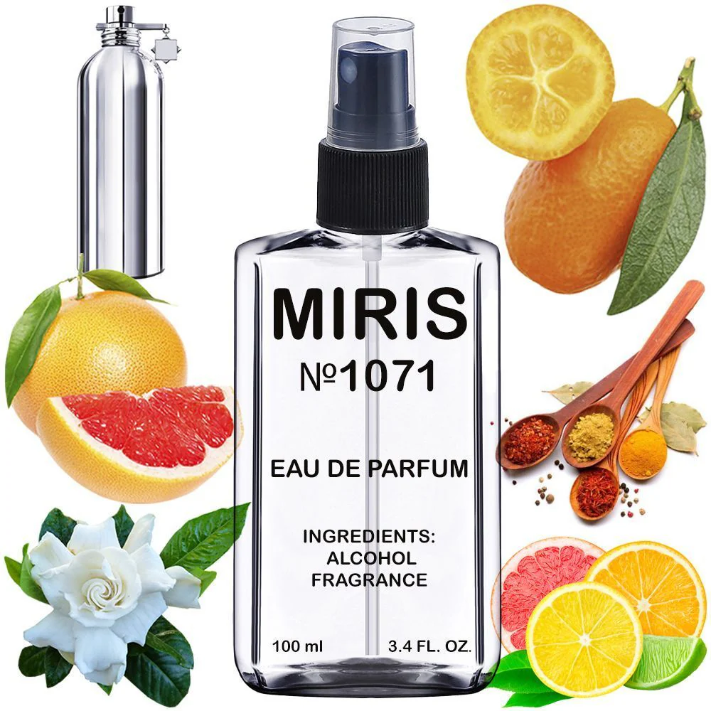 MIRIS No. 1071, Inspired by Soleil de Capri, Long-Lasting Unisex Eau de Parfum for Women & Men, Spray 3.4 Fl Oz / 100 ml