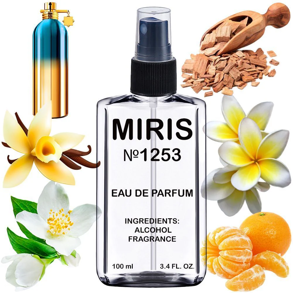 MIRIS No. 1253, Inspired by Day Dreams, Long-Lasting Unisex Eau de Parfum for Women & Men, Spray 3.4 Fl Oz / 100 ml