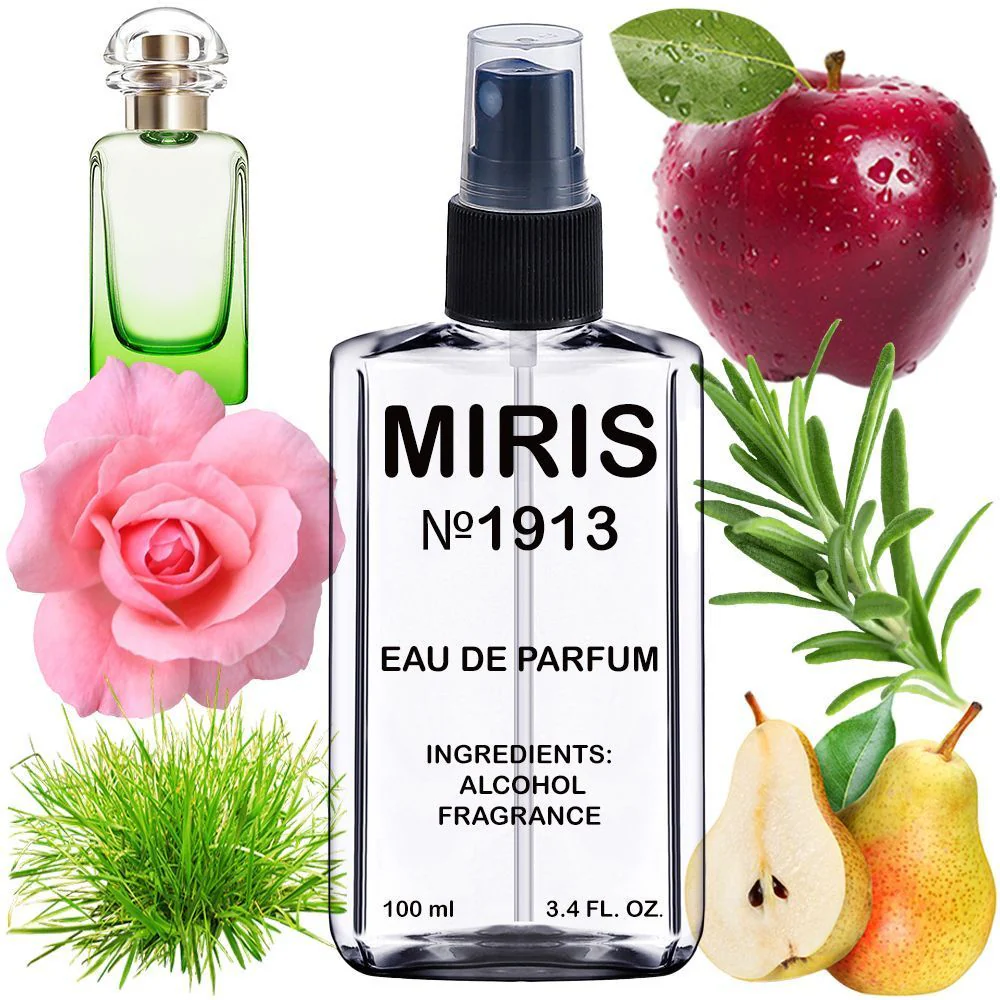 MIRIS No. 1913, Inspired by Un Jardin Sur Le Toit, Long-Lasting Unisex Eau de Parfum for Women & Men, Spray 3.4 Fl Oz / 100 ml