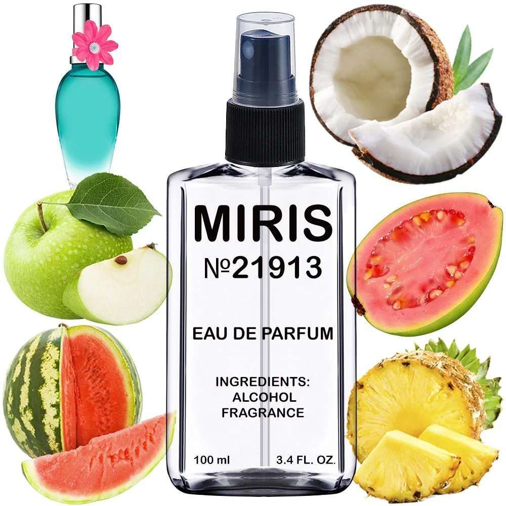 MIRIS No. 21913, Inspired by Born in Paradise, Long-Lasting Eau de Parfum for Women, Spray 3.4 Fl Oz / 100 ml