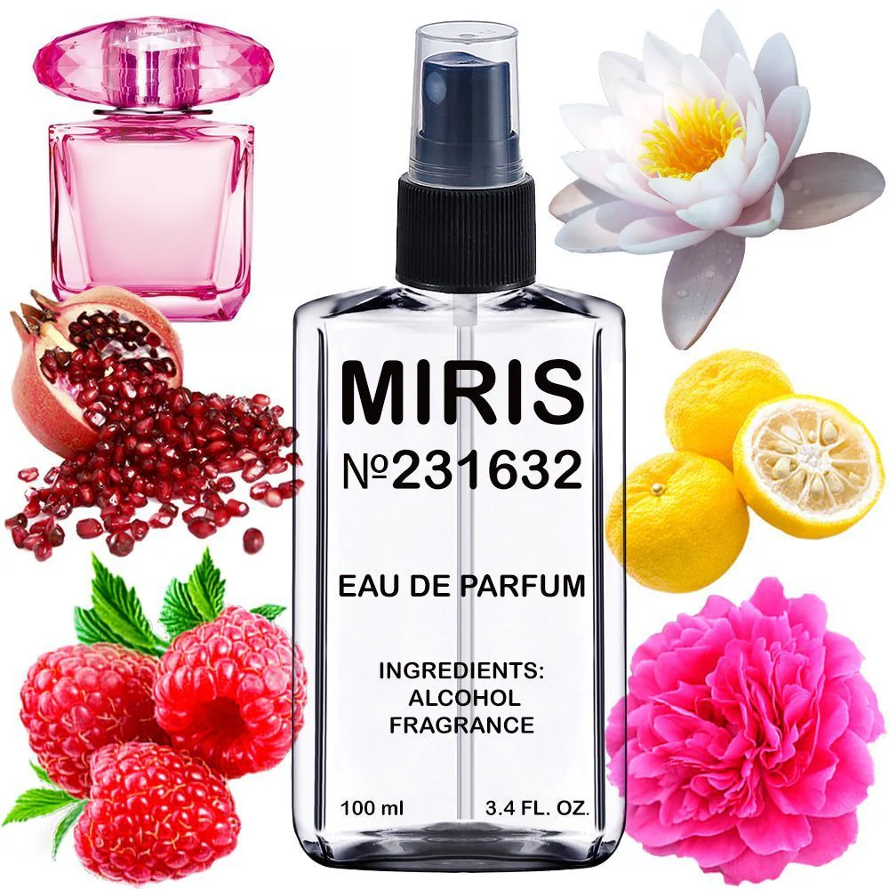 MIRIS No. 231632, Inspired by Bright Crystal Absolu, Long-Lasting Eau de Parfum for Women, Spray 3.4 Fl Oz / 100 ml