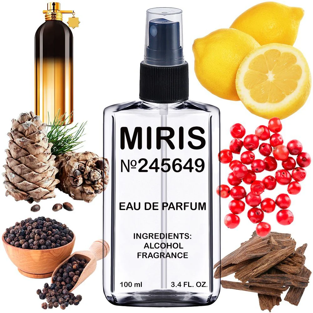 MIRIS No. 245649, Inspired by Intense Pepper, Long-Lasting Unisex Eau de Parfum for Women & Men, Spray 3.4 Fl Oz / 100 ml