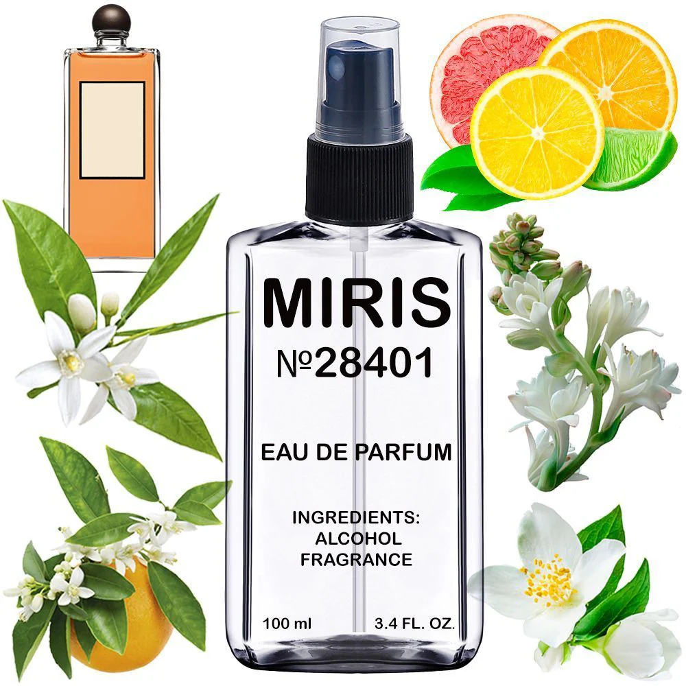 MIRIS No. 28401, Inspired by Fleurs d'Oranger, Long-Lasting Unisex Eau de Parfum for Women & Men, Spray 3.4 Fl Oz / 100 ml