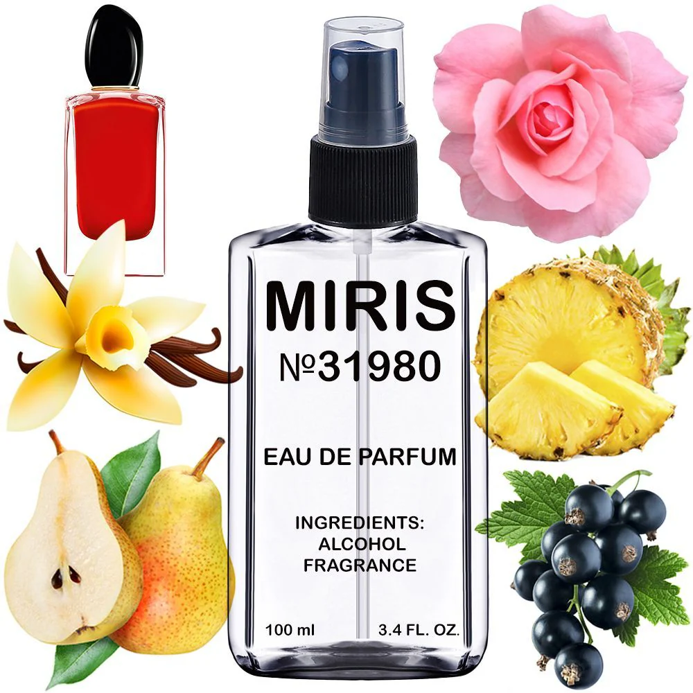 MIRIS No. 31980, Inspired by Se Passione, Long-Lasting Eau de Parfum for Women, Spray 3.4 Fl Oz / 100 ml