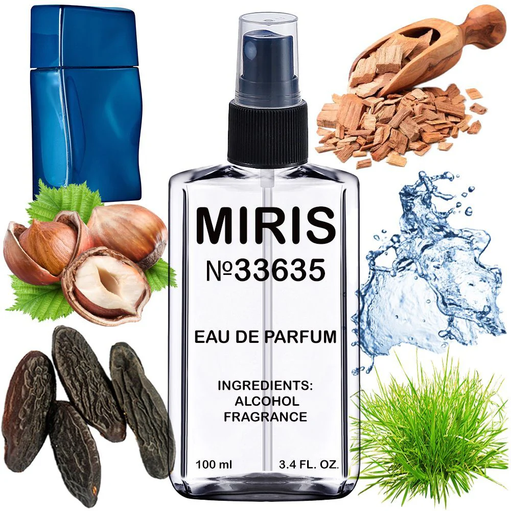 MIRIS No. 33635, Inspired by Aqua Ken Pour Homme, Long-Lasting Eau de Parfum for Men, Spray 3.4 Fl Oz / 100 ml