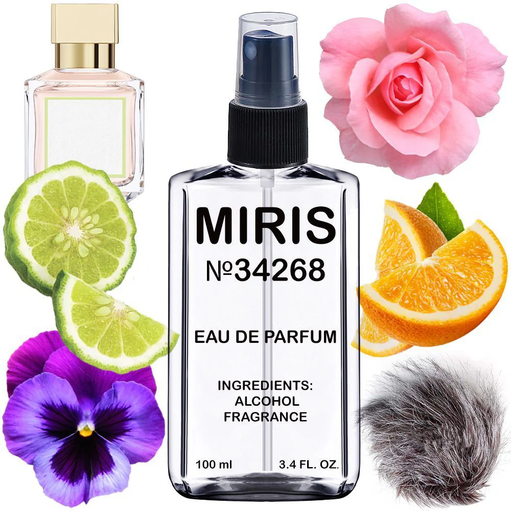 MIRIS No. 34268, Inspired by A La Rose, Long-Lasting Unisex Eau de Parfum for Women & Men, Spray 3.4 Fl Oz / 100 ml