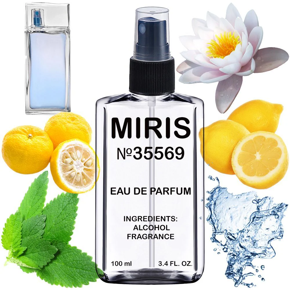 MIRIS No. 35569, Inspired by L'Eau Par Ken Pour Homme, Long-Lasting Eau de Parfum for Men, Spray 3.4 Fl Oz / 100 ml