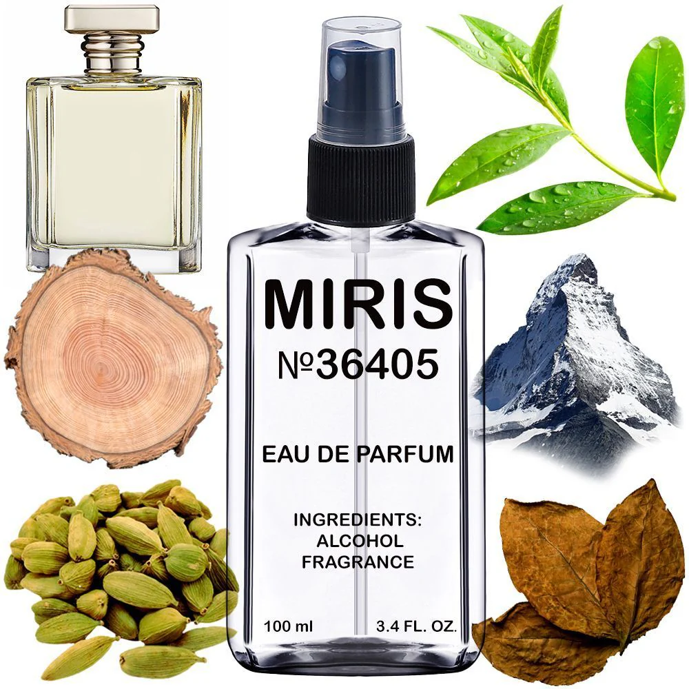 MIRIS No. 36405, Inspired by Montabaco, Long-Lasting Unisex Eau de Parfum for Women & Men, Spray 3.4 Fl Oz / 100 ml