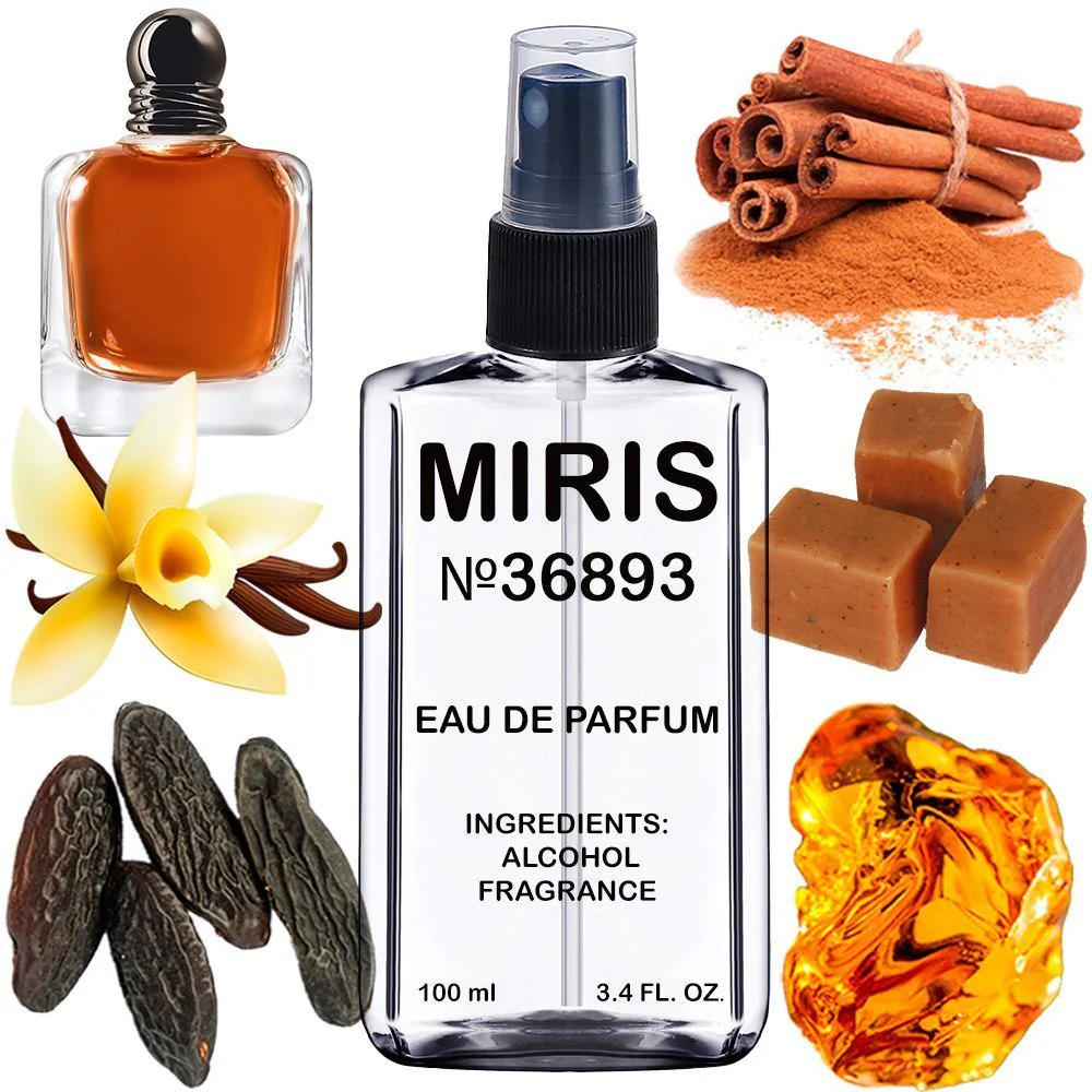 MIRIS No. 36893, Inspired by Strong With You Intens, Long-Lasting Eau de Parfum for Men, Spray 3.4 Fl Oz / 100 ml