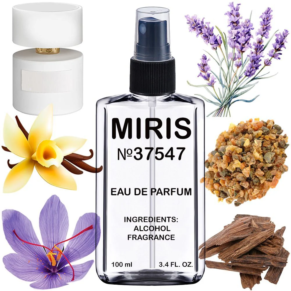MIRIS No. 37547, Inspired by Bianco Puro, Long-Lasting Unisex Eau de Parfum for Women & Men, Spray 3.4 Fl Oz / 100 ml
