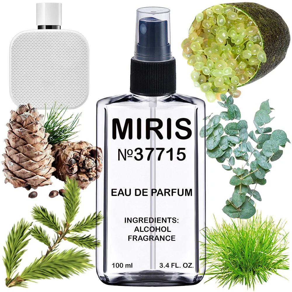 MIRIS No. 37715, Inspired by L.12.12 Blanc, Long-Lasting Eau de Parfum for Men, Spray 3.4 Fl Oz / 100 ml