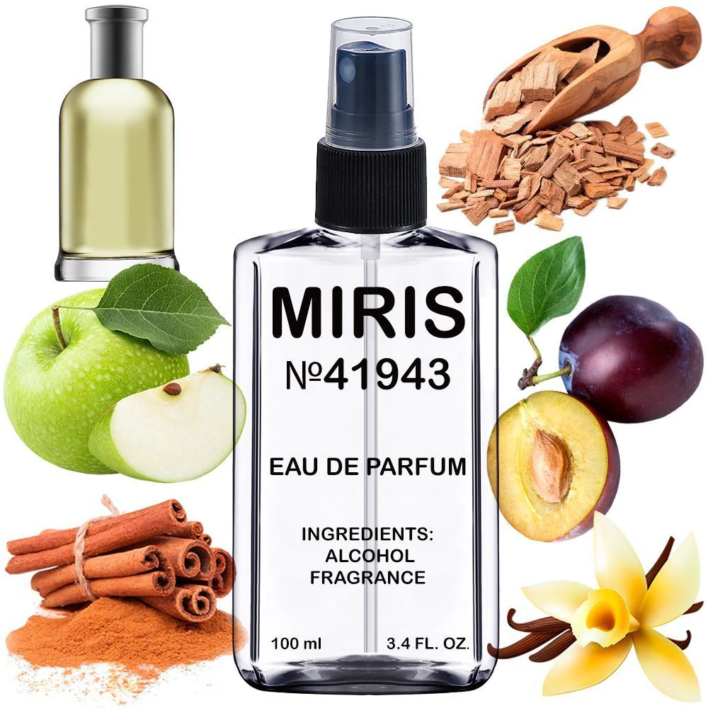 MIRIS No. 41943, Inspired by Bos Bottled No. 6, Long-Lasting Eau de Parfum for Men, Spray 3.4 Fl Oz / 100 ml