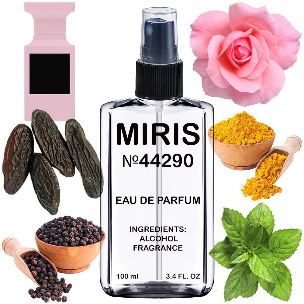 MIRIS No. 44290, Inspired by Rose Pric, Long-Lasting Unisex Eau de Parfum for Women & Men, Spray 3.4 Fl Oz / 100 ml