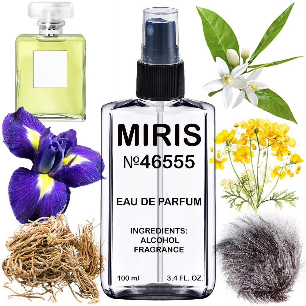 MIRIS No. 46555, Inspired by No. 19 Poudre, Long-Lasting Eau de Parfum for Women, Spray 3.4 Fl Oz / 100 ml