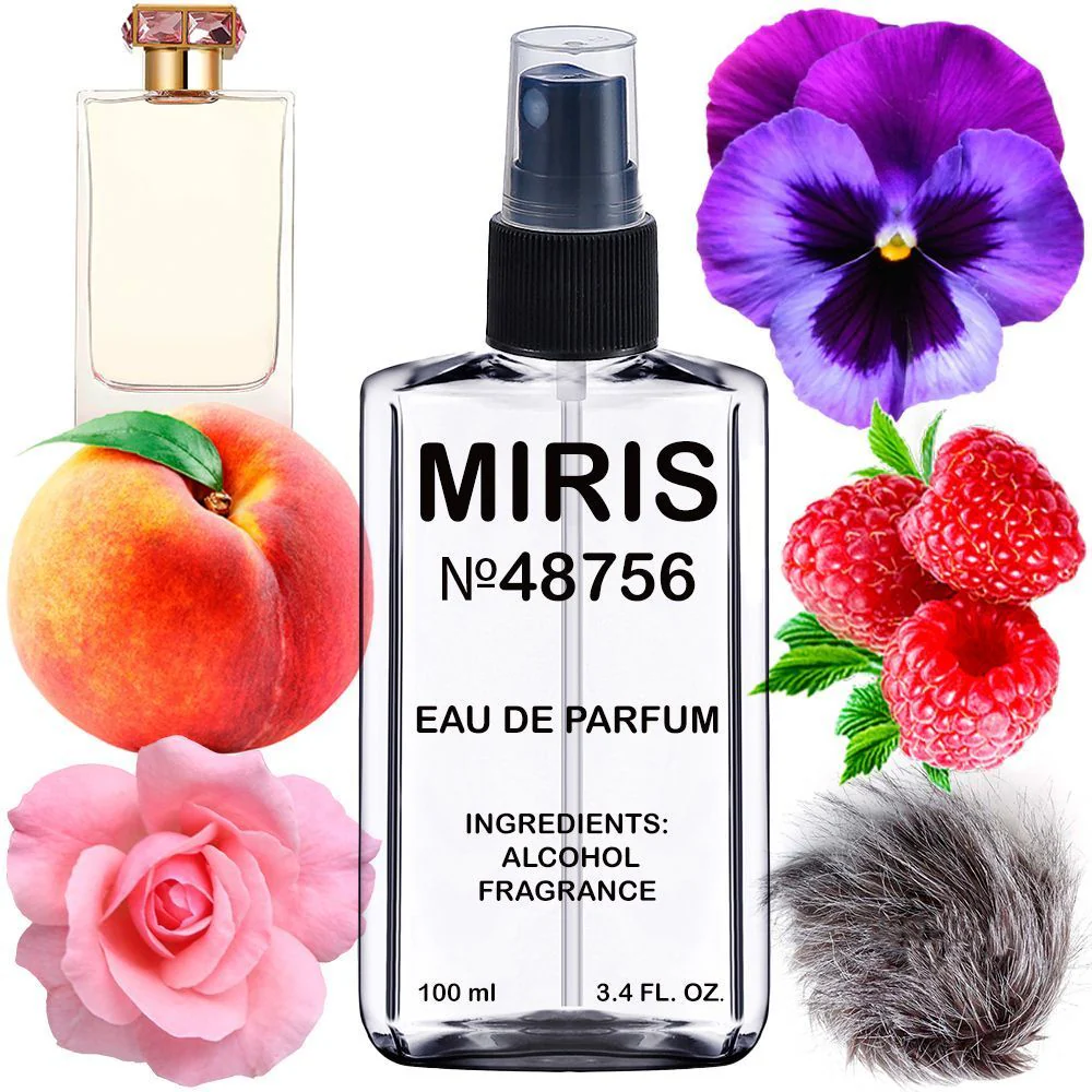 MIRIS No. 48756, Inspired by Ro Do Elixir Femme Parfum, Long-Lasting Eau de Parfum for Women, Spray 3.4 Fl Oz / 100 ml