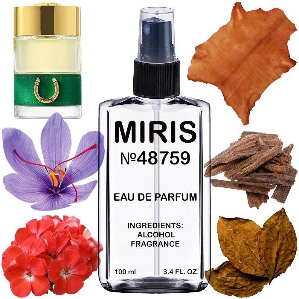 MIRIS No. 48759, Inspired by Meydan, Long-Lasting Unisex Eau de Parfum for Women & Men, Spray 3.4 Fl Oz / 100 ml