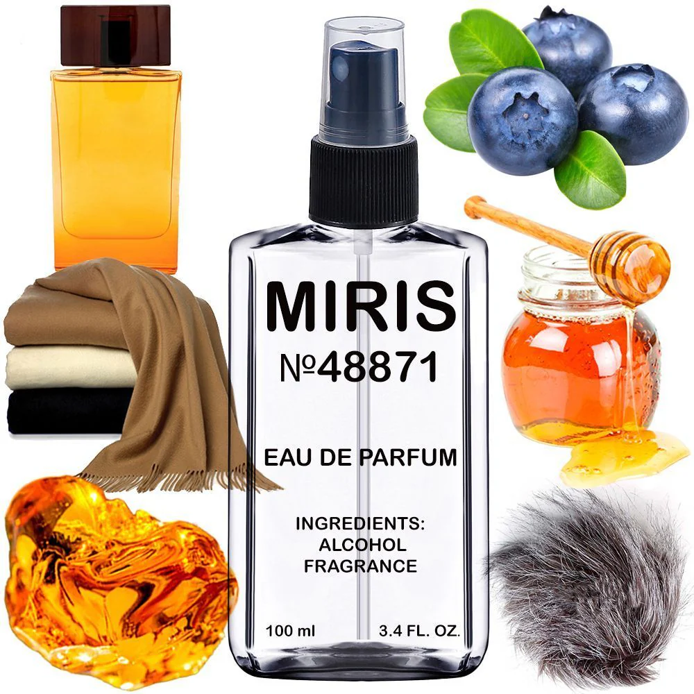 MIRIS No. 48871, Inspired by Oud Kalemat, Long-Lasting Unisex Eau de Parfum for Women & Men, Spray 3.4 Fl Oz / 100 ml