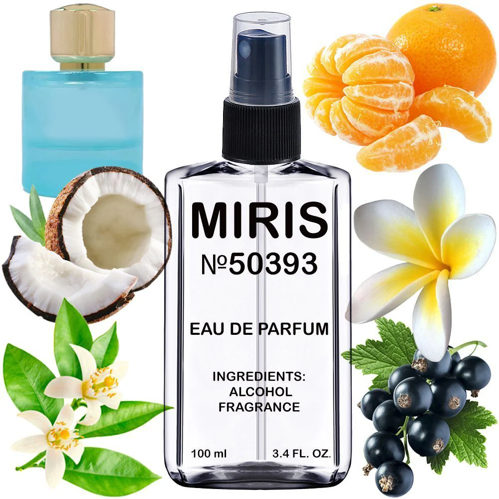 MIRIS No. 50393, Inspired by Surmonter, Long-Lasting Unisex Eau de Parfum for Women & Men, Spray 3.4 Fl Oz / 100 ml