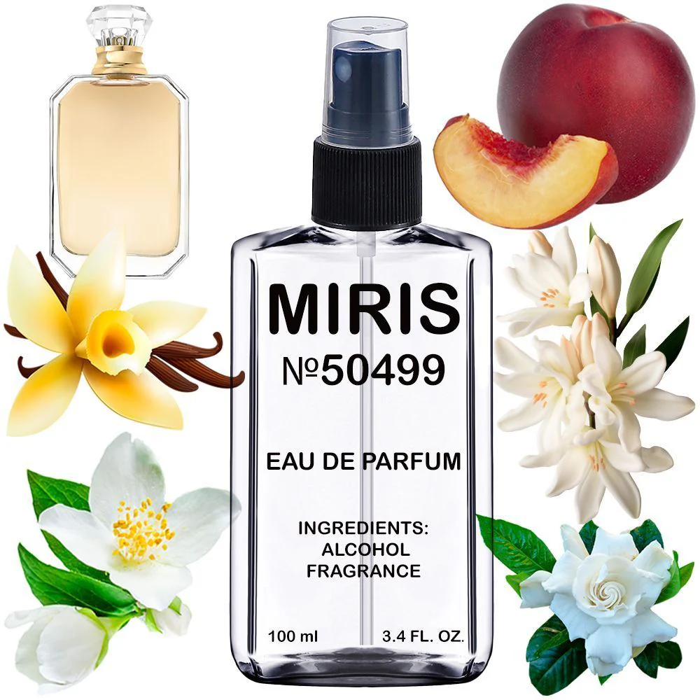 MIRIS No. 50499, Inspired by Dej Vu White Flower 57, Long-Lasting Eau de Parfum for Women, Spray 3.4 Fl Oz / 100 ml