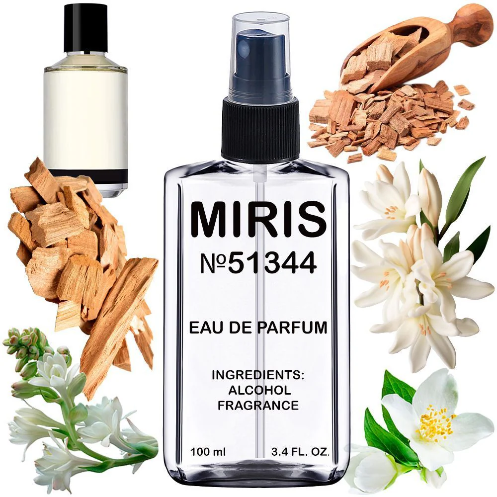 MIRIS No. 51344, Inspired by Gardens Of India 79, Long-Lasting Unisex Eau de Parfum for Women & Men, Spray 3.4 Fl Oz / 100 ml