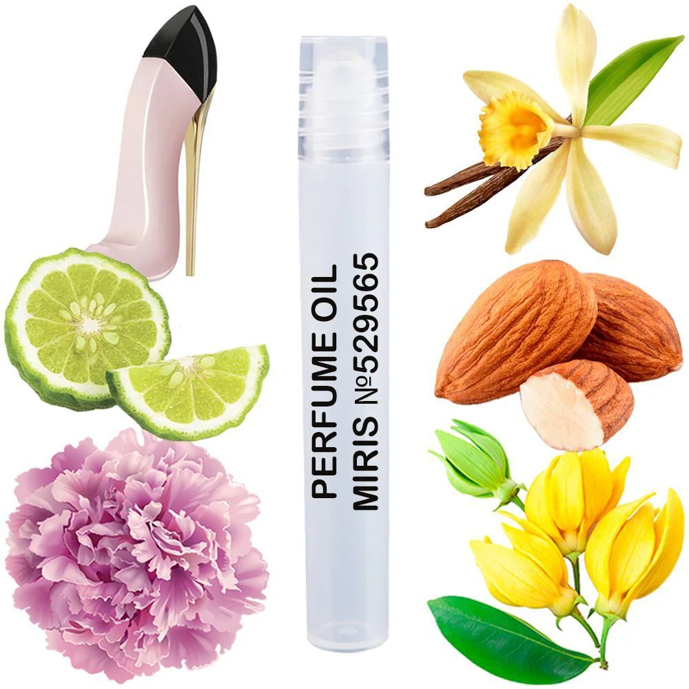 MIRIS No. 529565, Inspired by Good Girl Blush, Long-Lasting Perfume Oil for Women Roll-On, Rollerball 0.34 Fl Oz / 10 ml