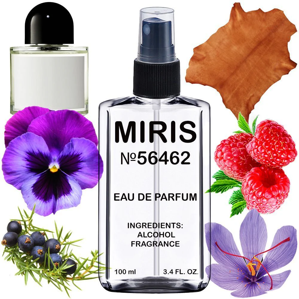 MIRIS No. 56462, Inspired by Black Saffron, Long-Lasting Unisex Eau de Parfum for Women & Men, Spray 3.4 Fl Oz / 100 ml