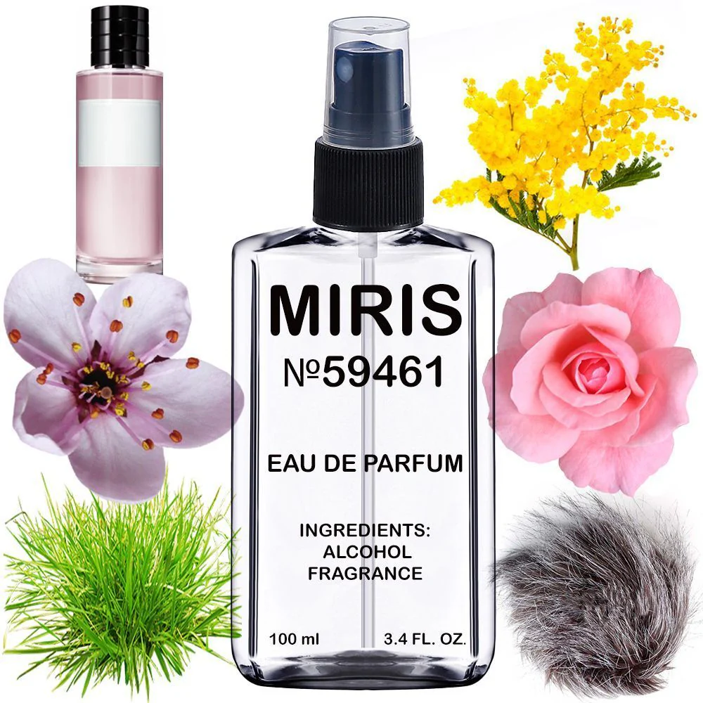 MIRIS No. 59461, Inspired by Sakura, Long-Lasting Unisex Eau de Parfum for Women & Men, Spray 3.4 Fl Oz / 100 ml