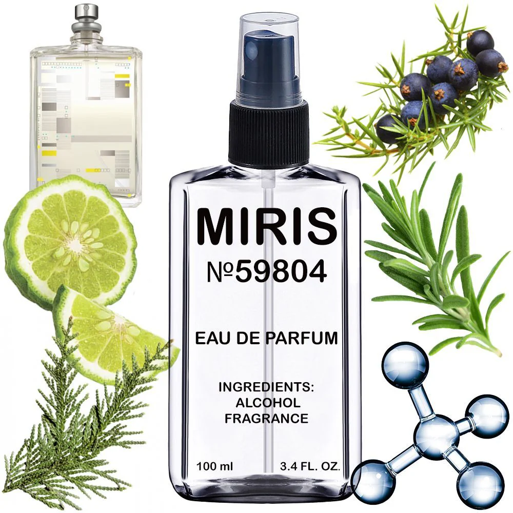 MIRIS No. 59804, Inspired by Escent 05, Long-Lasting Unisex Eau de Parfum for Women & Men, Spray 3.4 Fl Oz / 100 ml