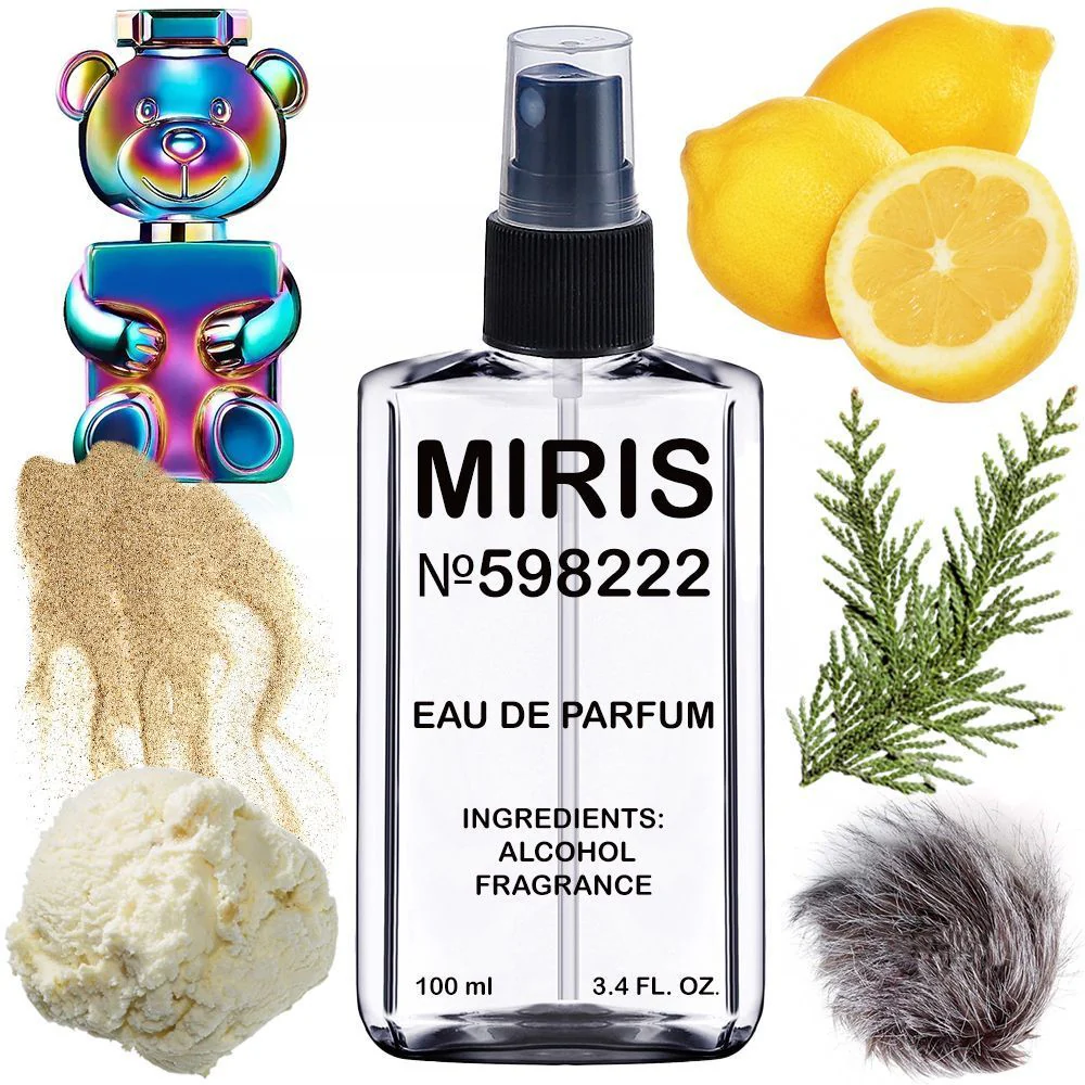 MIRIS No. 598222, Inspired by Toy 2 Pearl, Long-Lasting Unisex Eau de Parfum for Women & Men, Spray 3.4 Fl Oz / 100 ml