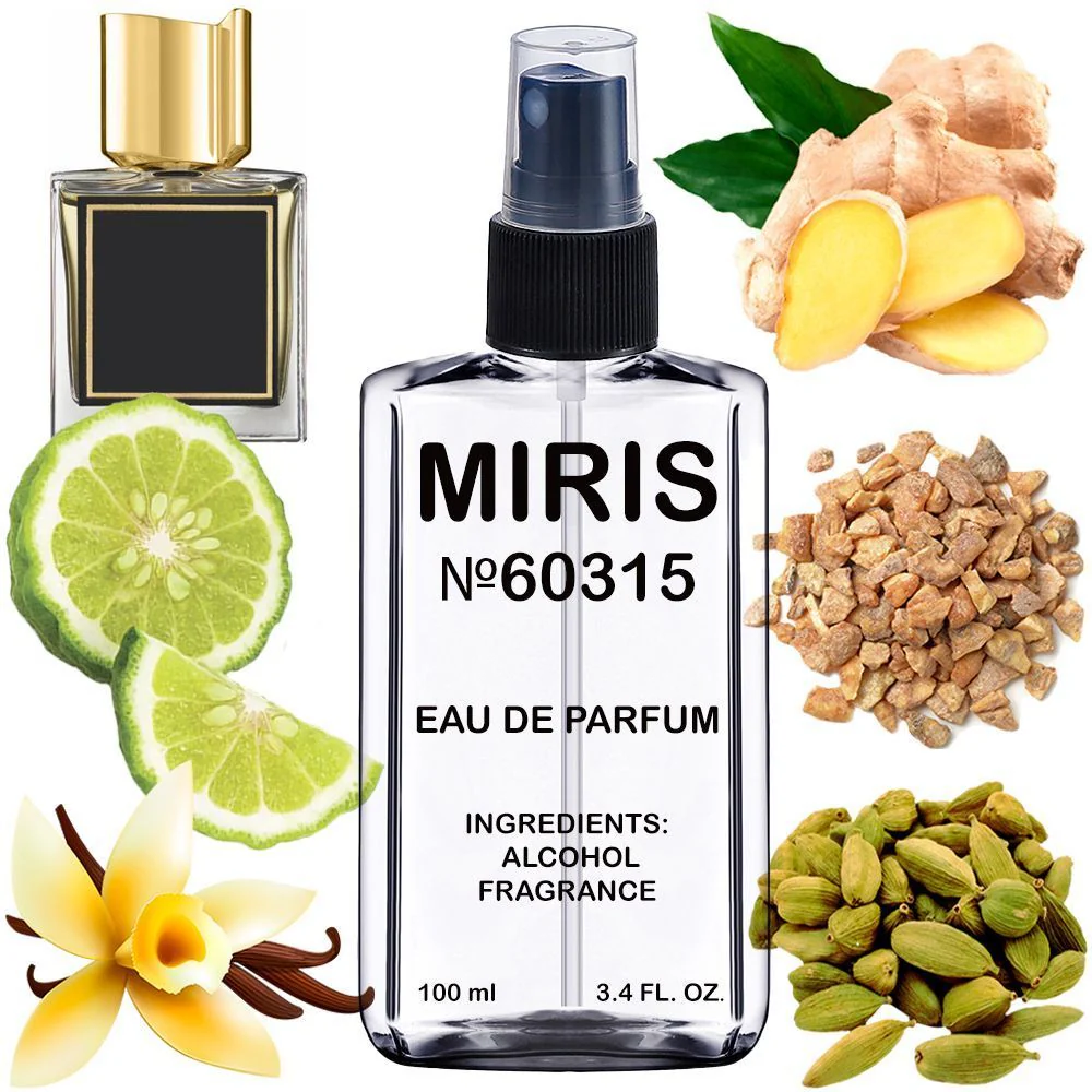 MIRIS No. 60315, Inspired by Ani, Long-Lasting Unisex Eau de Parfum for Women & Men, Spray 3.4 Fl Oz / 100 ml