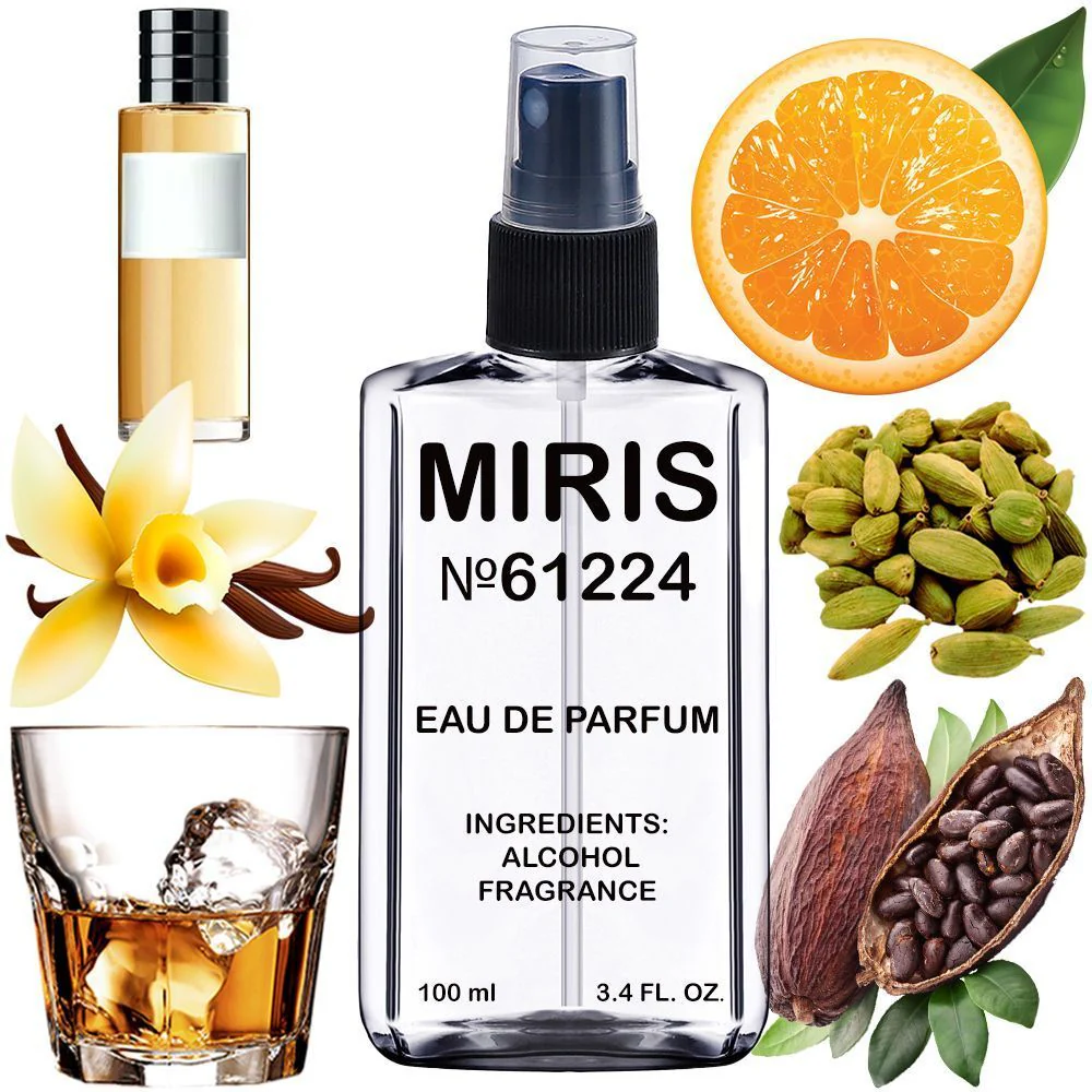 MIRIS No. 61224, Inspired by Vanilla Diorama, Long-Lasting Unisex Eau de Parfum for Women & Men, Spray 3.4 Fl Oz / 100 ml