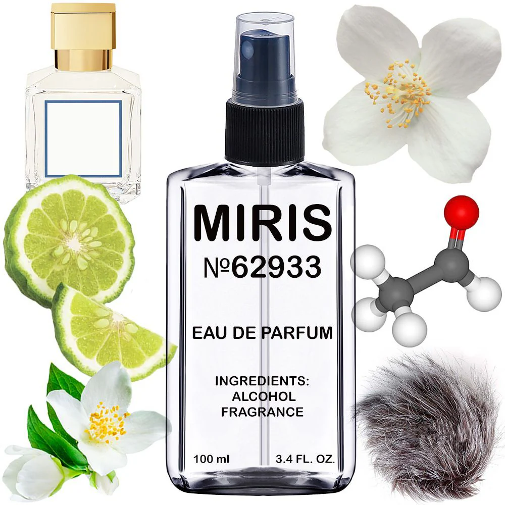 MIRIS No. 62933, Inspired by Mfk 724, Long-Lasting Unisex Eau de Parfum for Women & Men, Spray 3.4 Fl Oz / 100 ml