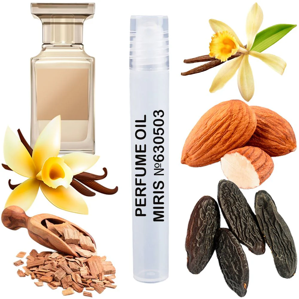 MIRIS No. 630503, Inspired by Vanilla Sex, Long-Lasting Unisex Perfume Oil for Women & Men Roll-On, Rollerball 0.34 Fl Oz / 10 ml