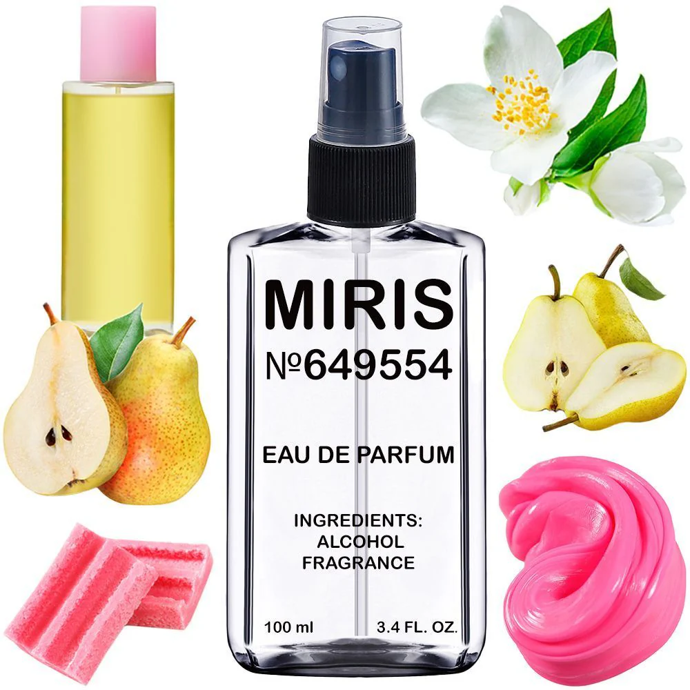 MIRIS No. 649554, Inspired by Vanilla & Dreamy Pink, Long-Lasting Eau de Parfum for Women, Spray 3.4 Fl Oz / 100 ml
