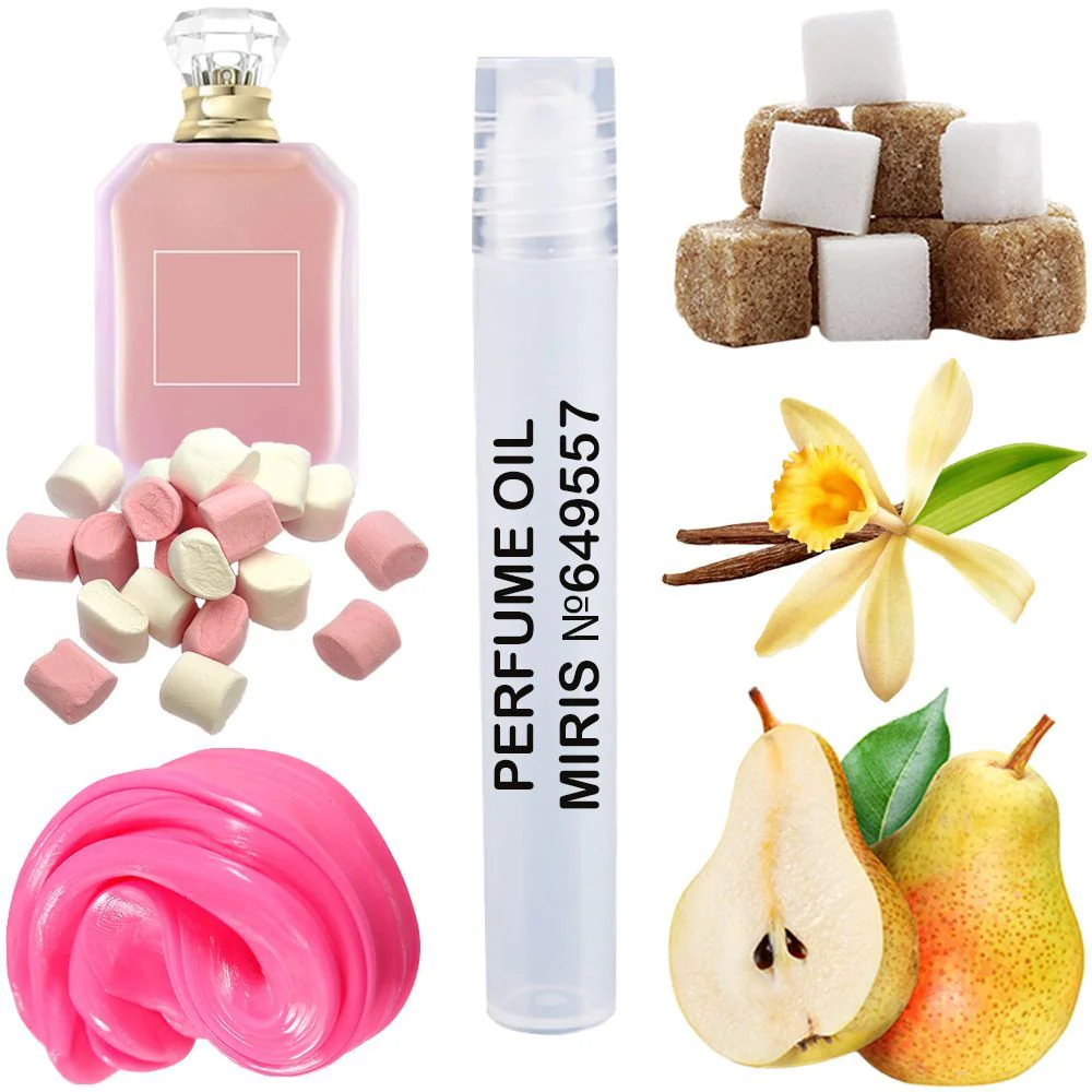 MIRIS No. 649557, Inspired by Vanilla Candy Rock Sugar 42, Long-Lasting Perfume Oil for Women Roll-On, Rollerball 0.34 Fl Oz / 10 ml