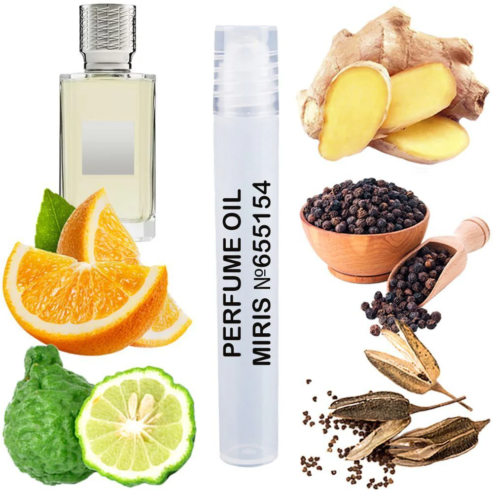 MIRIS No. 655154, Inspired by Whiplash, Long-Lasting Unisex Perfume Oil for Women & Men Roll-On, Rollerball 0.34 Fl Oz / 10 ml