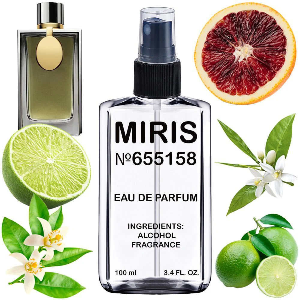 MIRIS No. 655158, Inspired by Mesh Metal, Long-Lasting Unisex Eau de Parfum for Women & Men, Spray 3.4 Fl Oz / 100 ml