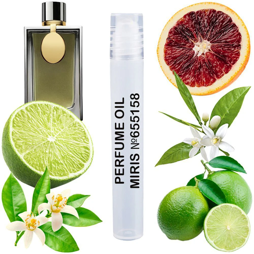 MIRIS No. 655158, Inspired by Mesh Metal, Long-Lasting Unisex Perfume Oil for Women & Men Roll-On, Rollerball 0.34 Fl Oz / 10 ml