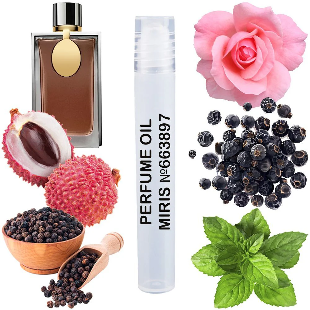 MIRIS No. 663897, Inspired by Rose 1969, Long-Lasting Unisex Perfume Oil for Women & Men Roll-On, Rollerball 0.34 Fl Oz / 10 ml