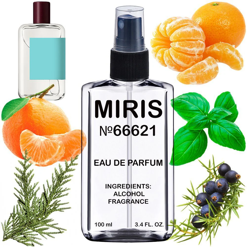 MIRIS No. 66621, Inspired by Clementine California, Long-Lasting Unisex Eau de Parfum for Women & Men, Spray 3.4 Fl Oz / 100 ml