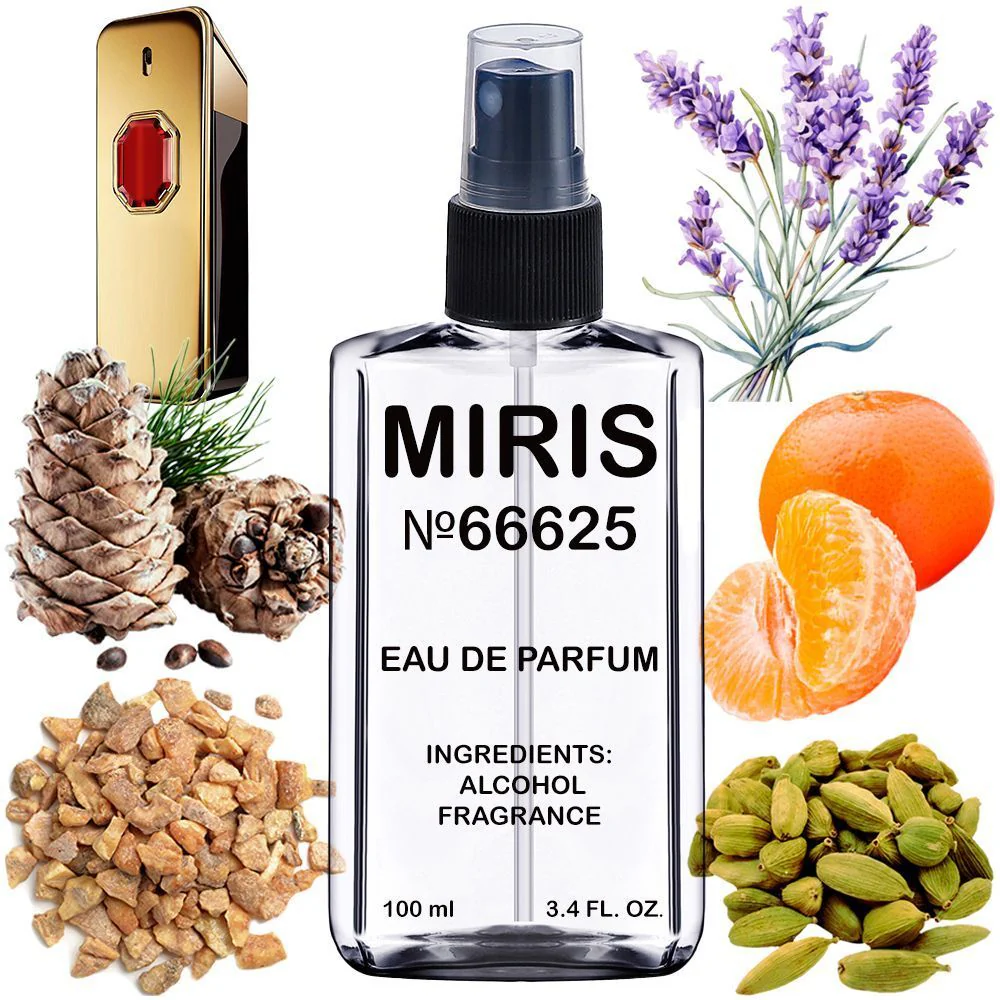 MIRIS No. 66625, Inspired by 1 Million Royal, Long-Lasting Eau de Parfum for Men, Spray 3.4 Fl Oz / 100 ml