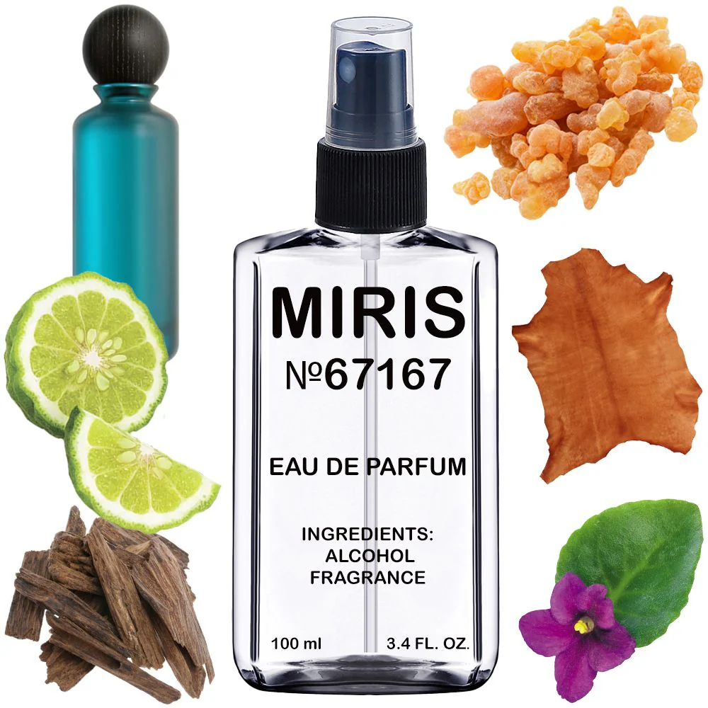 MIRIS No. 67167, Inspired by Blue Lave. Bakhur, Long-Lasting Unisex Eau de Parfum for Women & Men, Spray 3.4 Fl Oz / 100 ml