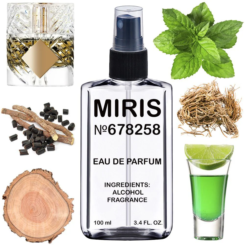 MIRIS No. 678258, Inspired by L'Heure Verte, Long-Lasting Unisex Eau de Parfum for Women & Men, Spray 3.4 Fl Oz / 100 ml