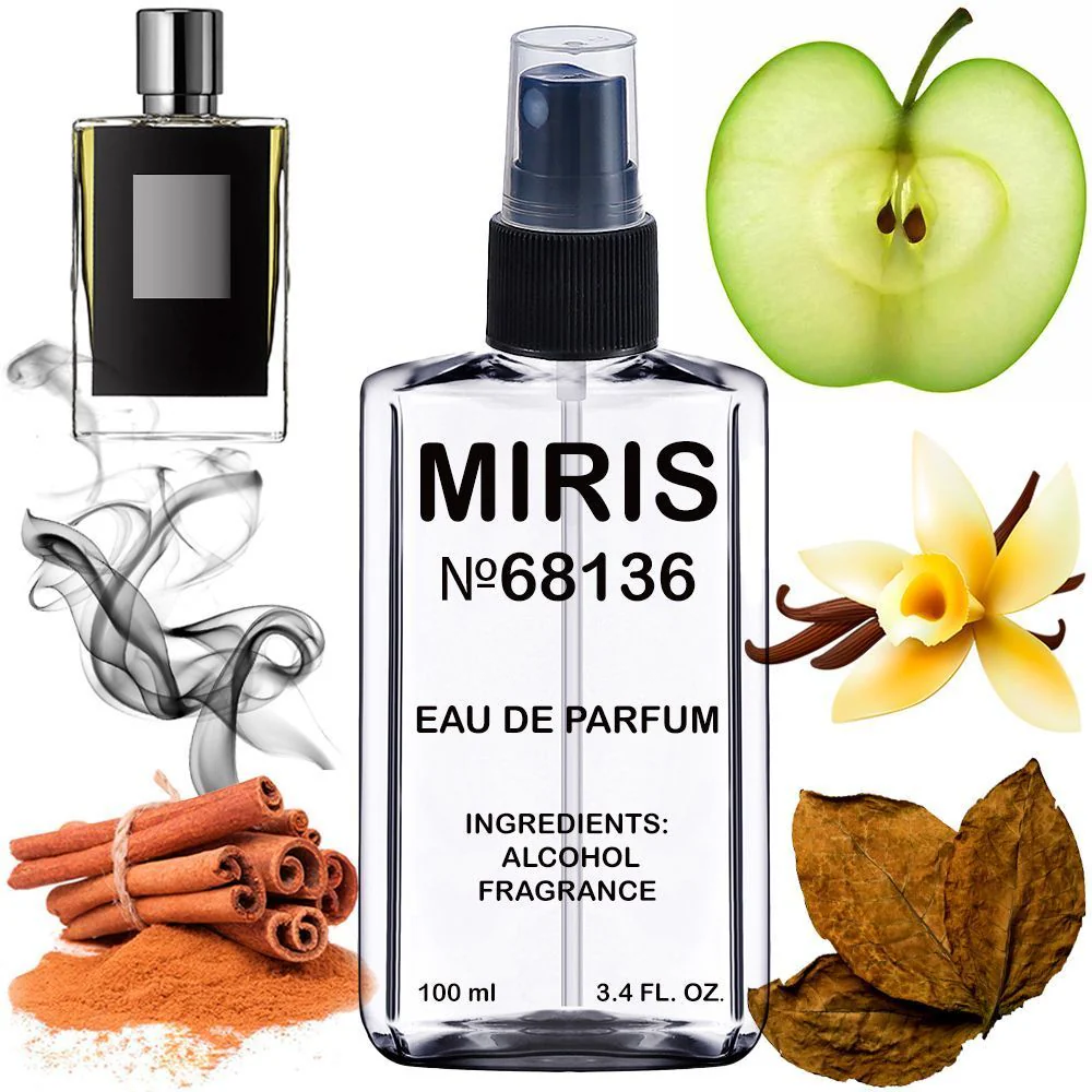 MIRIS No. 68136, Inspired by Smoking Hot, Long-Lasting Unisex Eau de Parfum for Women & Men, Spray 3.4 Fl Oz / 100 ml