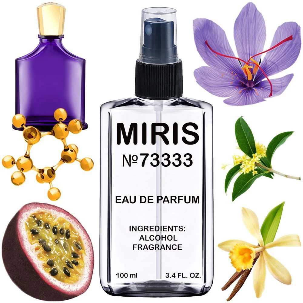 MIRIS No. 73333, Inspired by Queen of Silk, Long-Lasting Eau de Parfum for Women, Spray 3.4 Fl Oz / 100 ml