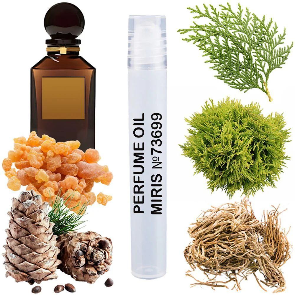 MIRIS No. 73699, Inspired by Bois Marocain 2022, Long-Lasting Unisex Perfume Oil for Women & Men Roll-On, Rollerball 0.34 Fl Oz / 10 ml