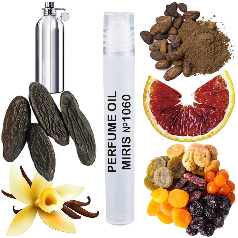 MIRIS No. 1060, Inspired by Chocolate Greedy, Long-Lasting Unisex Perfume Oil for Women & Men Roll-On, Rollerball 0.34 Fl Oz / 10 ml